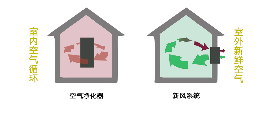 小孩子才做選擇，新風系統和空氣凈化器我都要！